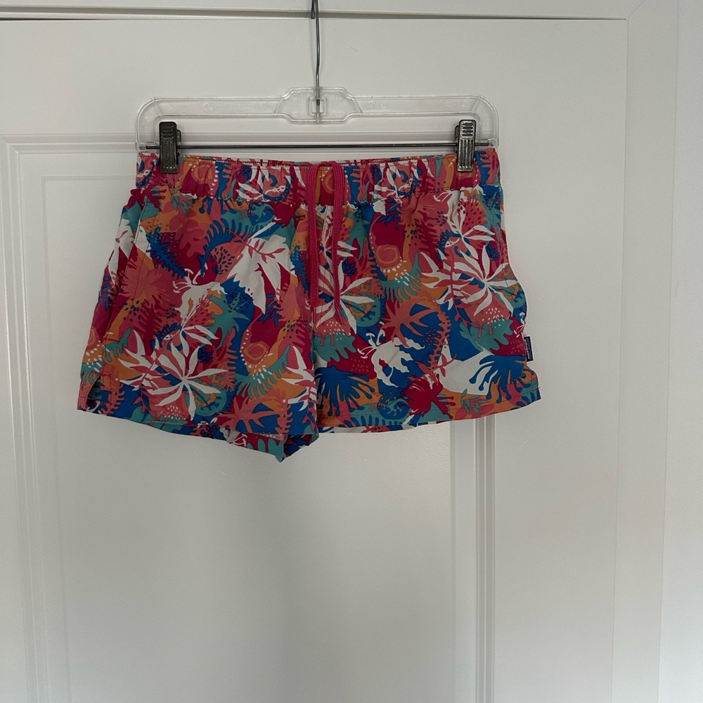 Patagonia Women’s Colorful Tropical Print Shorts